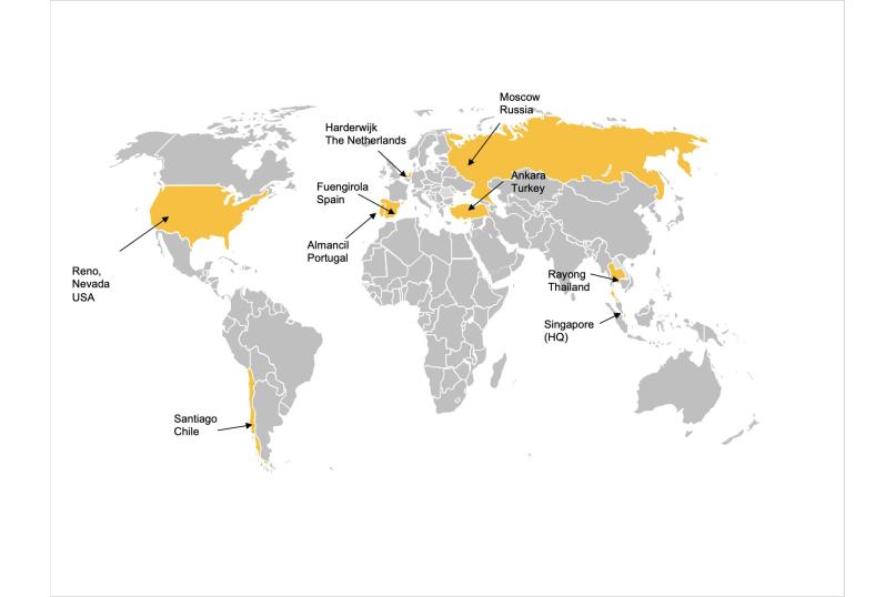 the countries where JES Pipelines has offices for AUT _AUT